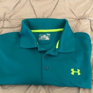Under Armour Heat Gear Mens Polo, Large
